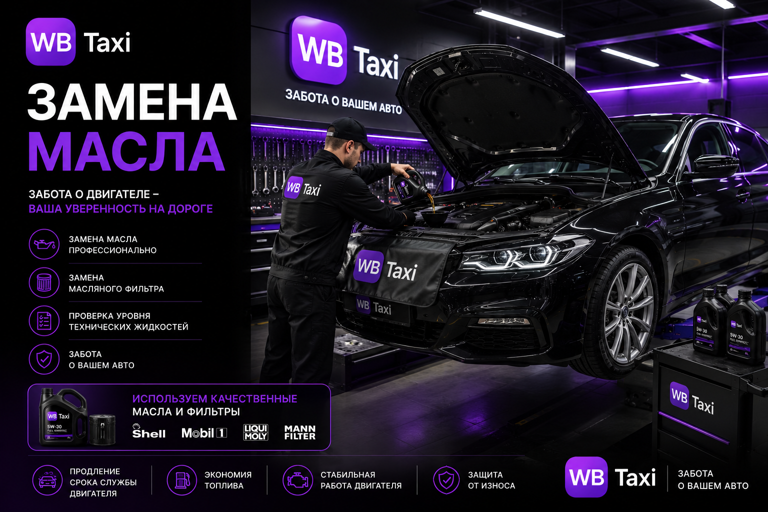 Замена масла